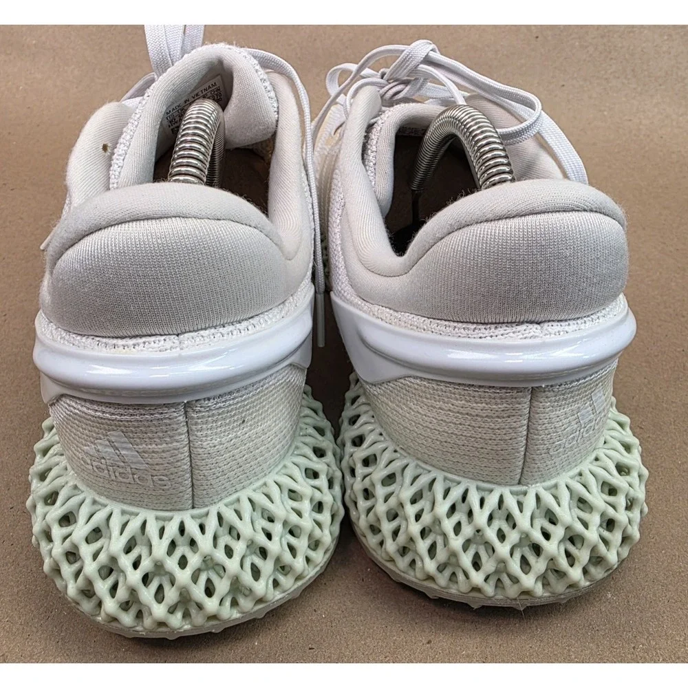 Adidas (Sz 10) Parley x 4D Run 1.0 LTD White Iridescent Running Shoes FW1229